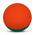 Foam Basketballs  Nerf -6" Large - Orange/Forest Grn