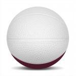Foam Basketballs  Nerf -6" Large - White/Maroon