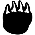 Foam Dragon Claw Cheering Mitt - Black