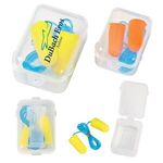 Foam Ear Plug Set In Case -  