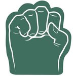 Foam Fist Hand - Dark Green