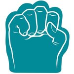 Foam Fist Hand - Teal