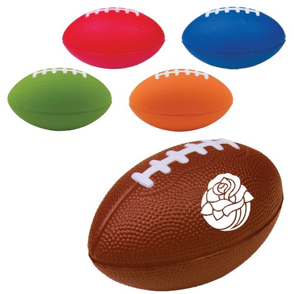 Main Product Image for Imprinted Stress Reliever Foam Football Nerf Like - 5in