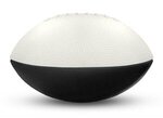 Foam Footballs - 3" Long - White Top - White/Black