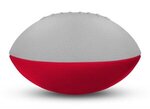 Foam Footballs 4" Long - Color Top - Gray/Red