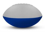 Foam Footballs 4" Long - Color Top - Gray/Royal