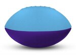 Foam Footballs 4" Long - Color Top - Lt Blue/Purple