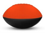 Foam Footballs 4" Long - Color Top - Orange/Black