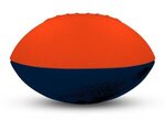 Foam Footballs 4" Long - Color Top - Orange/Navy