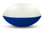 Foam Footballs 4" Long - White Top - White/Navy