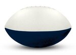 Foam Footballs 4" Long - White Top - White/Navy