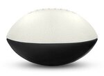 Foam Footballs 7" Long (8.75" Arc Length) Middie - White Top - White/Black