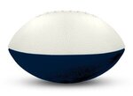 Foam Footballs 7" Long (8.75" Arc Length) Middie - White Top - White/Navy