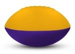 Foam Footballs Nerf - 6" - Athletic Gold/Purple