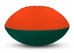 Foam Footballs Nerf - 6" - Orange/Forest Grn