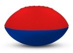 Foam Footballs Nerf - 6" - Red/Royal