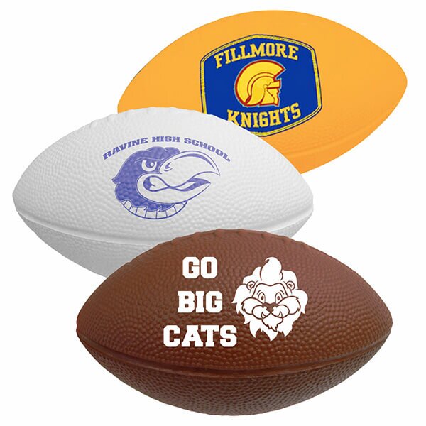 Main Product Image for Custom Printed Foam Footballs Nerf Like -10"