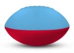 Foam Footballs Nerf Nano - 3" - Lt Blue/Red