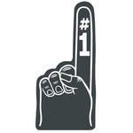 Foam Hand #1 - 16" - Black