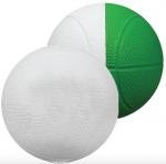 Foam Mini Basketballs - Two Toned Colors 4" - White/Green