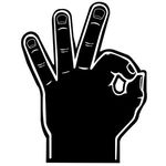 Foam OK Hand - Black