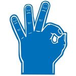 Foam OK Hand - Blue