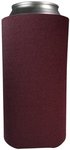 FoamZone Collapsible 16 oz. Can Cooler - Burgundy