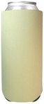 FoamZone Collapsible 24 oz. Can Cooler - Khaki