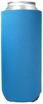FoamZone Collapsible 24 oz. Can Cooler - Neon Blue