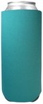 FoamZone Collapsible 24 oz. Can Cooler - Turquoise