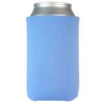 FoamZone USA Made Collapsible Can Cooler with Bottom Imprint - Carolina Blue
