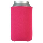 FoamZone USA Made Collapsible Can Cooler with Bottom Imprint - Crimson