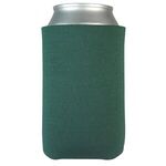FoamZone USA Made Collapsible Can Cooler with Bottom Imprint - Forest Green