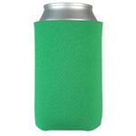 FoamZone USA Made Collapsible Can Cooler with Bottom Imprint - Kelly Green