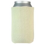 FoamZone USA Made Collapsible Can Cooler with Bottom Imprint - Khaki