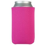 FoamZone USA Made Collapsible Can Cooler with Bottom Imprint - Magenta