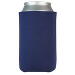 FoamZone USA Made Collapsible Can Cooler with Bottom Imprint - Navy Blue