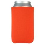 FoamZone USA Made Collapsible Can Cooler with Bottom Imprint - Orange