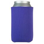 FoamZone USA Made Collapsible Can Cooler with Bottom Imprint - Purple