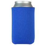 FoamZone USA Made Collapsible Can Cooler with Bottom Imprint - Royal Blue