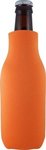 FoamZone Zippered Bottle Cooler - Orange