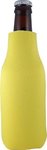 FoamZone Zippered Bottle Cooler - Yellow