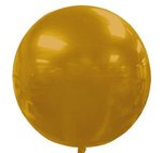 Foil 3D Balloon-Round - Gold