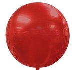 Foil 3D Balloon-Round - Red