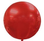 Foil 3D Balloon-Round - Red