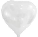 Foil Balloons Heart Shape 18" - White