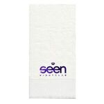 Buy Foil Stamped White 3-Ply 1/8 Fold Dinner Napkins