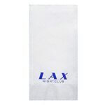 Foil Stamped White Hand Towel - White