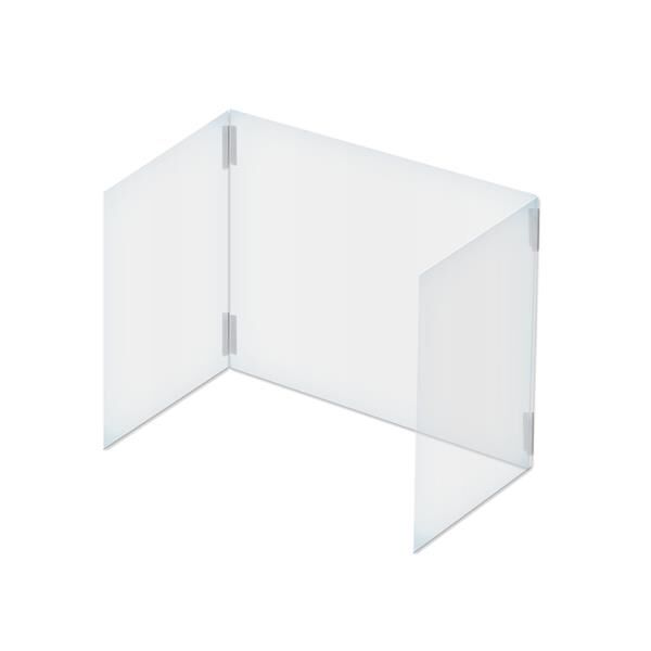 Main Product Image for 23.5"H x 31.5"W Foldable 3-Panel Desk Shield