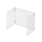 Buy 23.5"H X 31.5"W Foldable 3-Panel Desk Shield